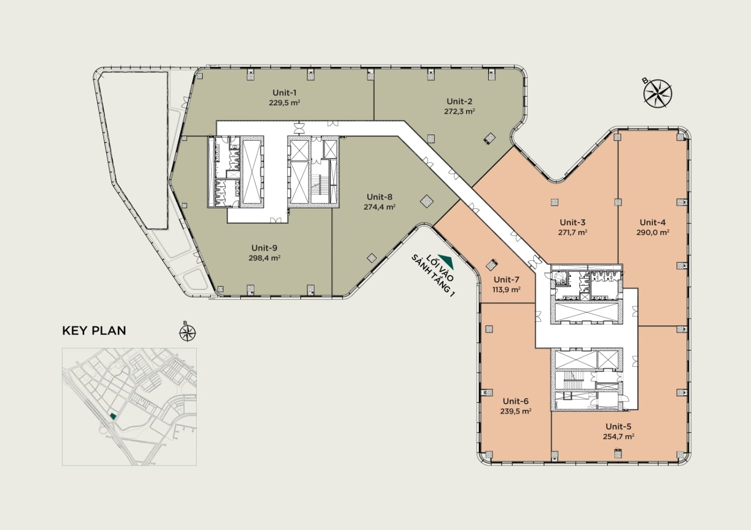 Mặt bằng tầng 42