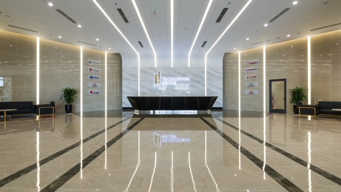 Hình ảnh thực tế văn phòng Technopark Tower
