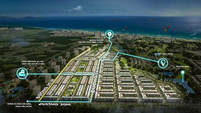 Thông tin về các phân khu dự án Caraworld Cam Ranh mới nhất 1 Phối cảnh tổng thể phân khu Para Sol - Phân khu đẹp nhất dự án Caraworld Cam Ranh