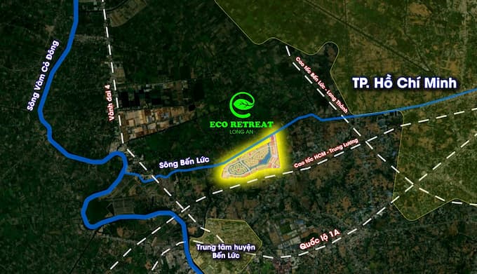 Ecopark Long An ở đâu? Lợi thế địa chỉ dự án Ecopark Long An 1 Ecopark Long An ở đâu?